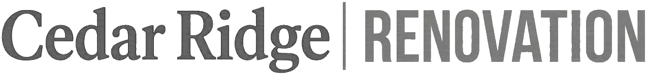 Cedar Ridge Renovation